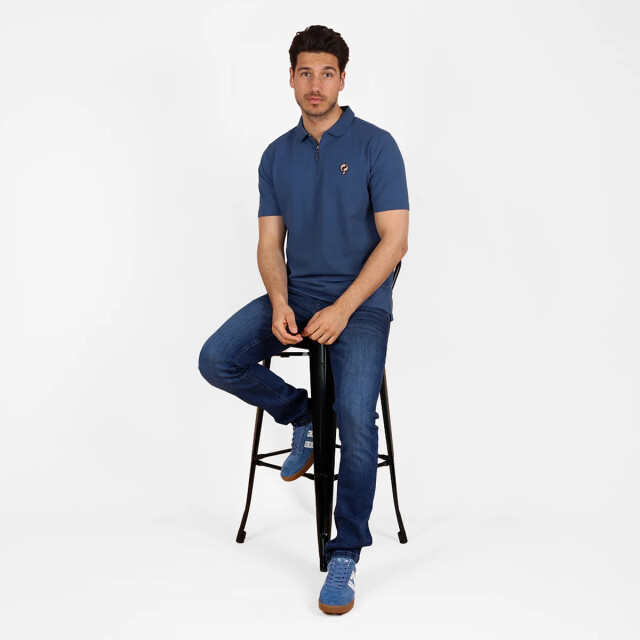 Q1905 Polo shirt zuidland – marine QM2653924-623-1 large