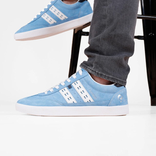 Q1905 Sneaker platinum lichtblauw/wit QM1253616-609-1 large