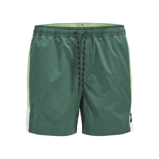Jack & Jones Heren zwemshort jpstmaui blocked zip 12273030-Mallard Green large