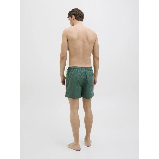 Jack & Jones Heren zwemshort jpstmaui blocked zip 12273030-Mallard Green large
