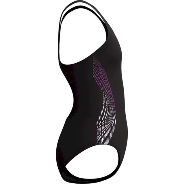 Speedo eco placem muscleb bla/pin wedstrijd badpak meisjes zwart-roze 069129_997-128 large