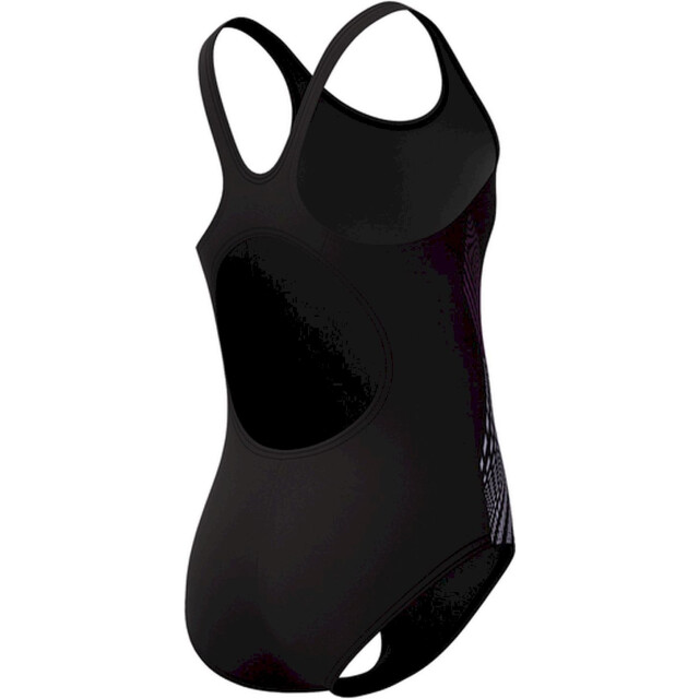 Speedo eco placem muscleb bla/pin wedstrijd badpak meisjes zwart-roze 069129_997-128 large