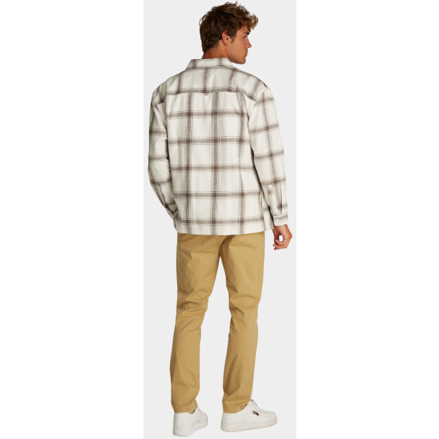 Tommy Hilfiger Overshirt tjm cotton slub check overshi dm0dm21343/ybh 187930 large Tommy Hilfiger Overshirt tjm cotton slub check overshi dm0dm21343/ybh 187930 large