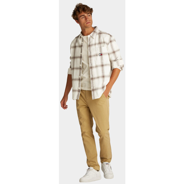 Tommy Hilfiger Overshirt tjm cotton slub check overshi dm0dm21343/ybh 187930 large Tommy Hilfiger Overshirt tjm cotton slub check overshi dm0dm21343/ybh 187930 large