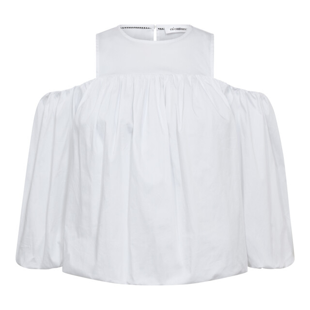 Co'Couture Cc sanna balloon blouse CC Sanna Balloon Blouse/4000 White large