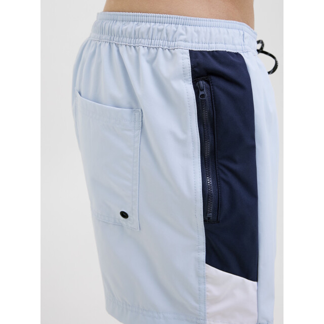 Jack & Jones Heren zwemshort jpstmaui blocked zip ijsblauw 12273030-Cashmere Blue large