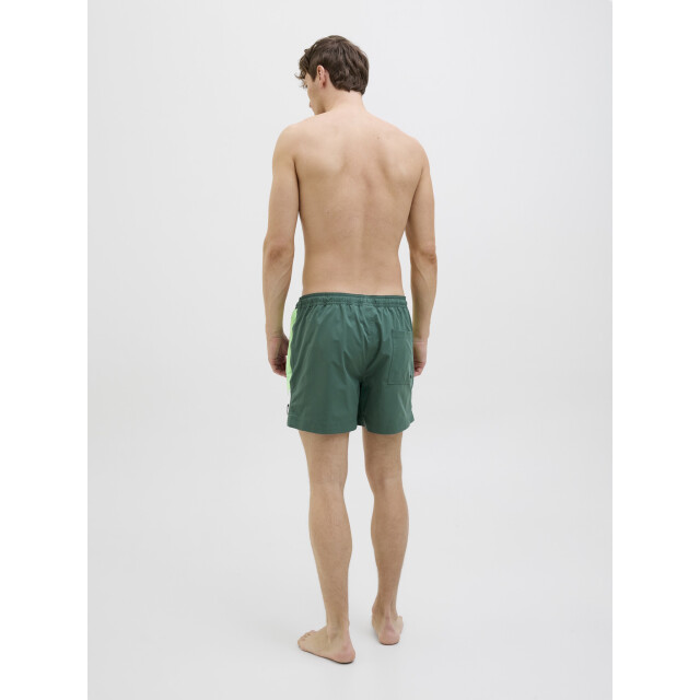 Jack & Jones Heren zwemshort jpstmaui blocked zip 12273030-Mallard Green large