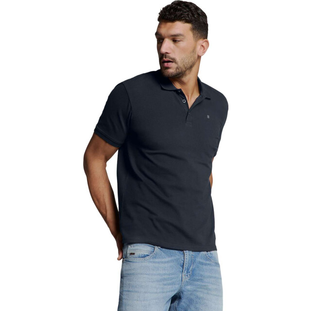 No Excess Polo pique solid stretch night 27390260SN-078 large