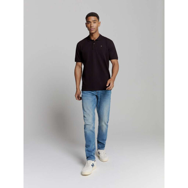 No Excess Polo pique solid stretch black 27390260SN-020 large