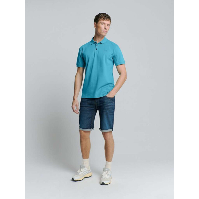 No Excess Polo pique solid stretch seablue 27390260SN-039 large