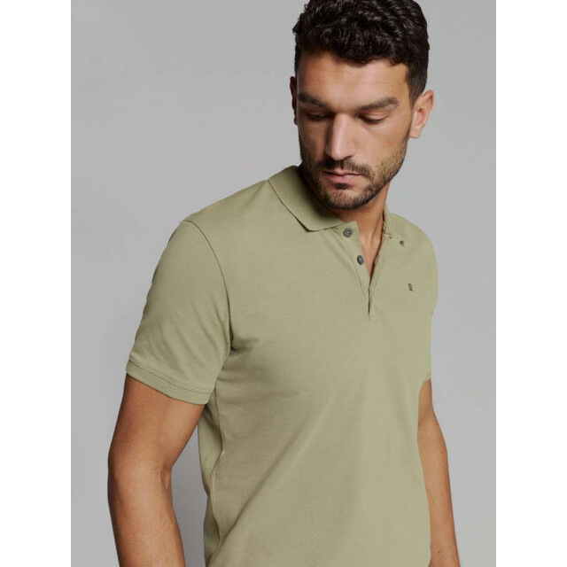 No Excess Polo pique solid stretch light army 27390260SN-177 large