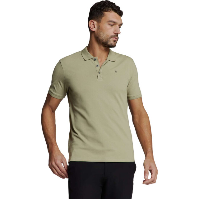 No Excess Polo pique solid stretch light army 27390260SN-177 large