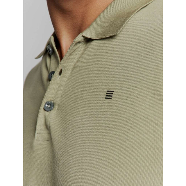 No Excess Polo pique solid stretch light army 27390260SN-177 large