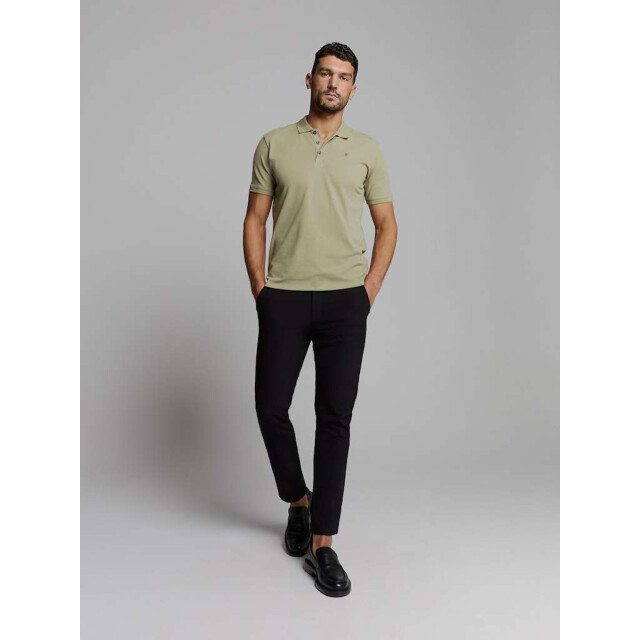 No Excess Polo pique solid stretch light army 27390260SN-177 large