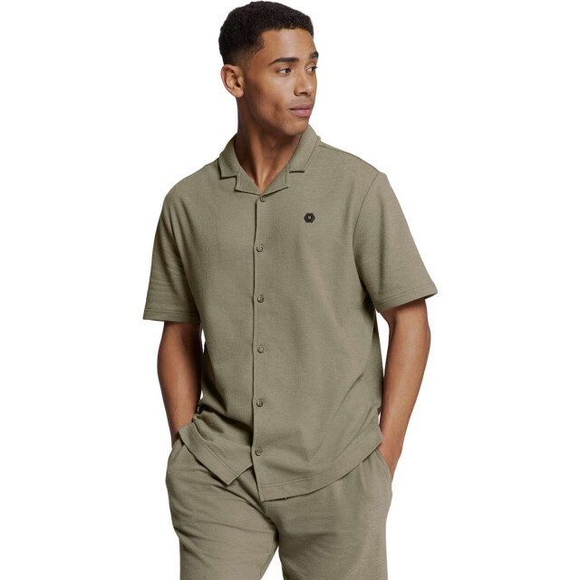 No Excess Shirt short sleeve jersey revers co dark moss 27420384-186 large