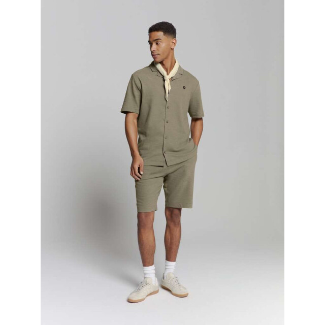 No Excess Shirt short sleeve jersey revers co dark moss 27420384-186 large