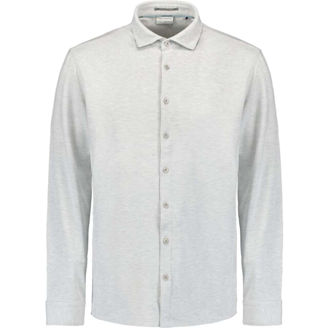 No Excess Shirt jersey melange stretch chalk 27410180-017 large