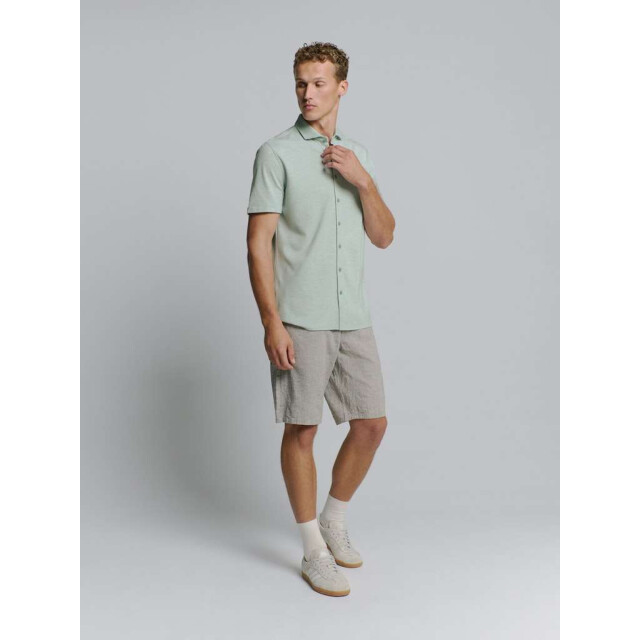 No Excess Shirt short sleeve jersey melange s mint 27420381-058 large