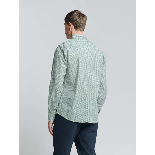 No Excess Shirt stretch allover printed pacific 27430110-153 large