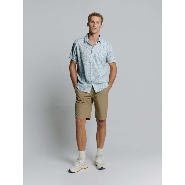 No Excess Shirt short sleeve allover printed cloud 27440342-130 large