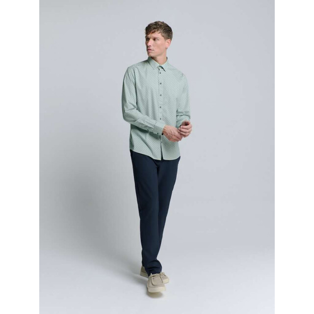 No Excess Shirt stretch allover printed pacific 27430110-153 large