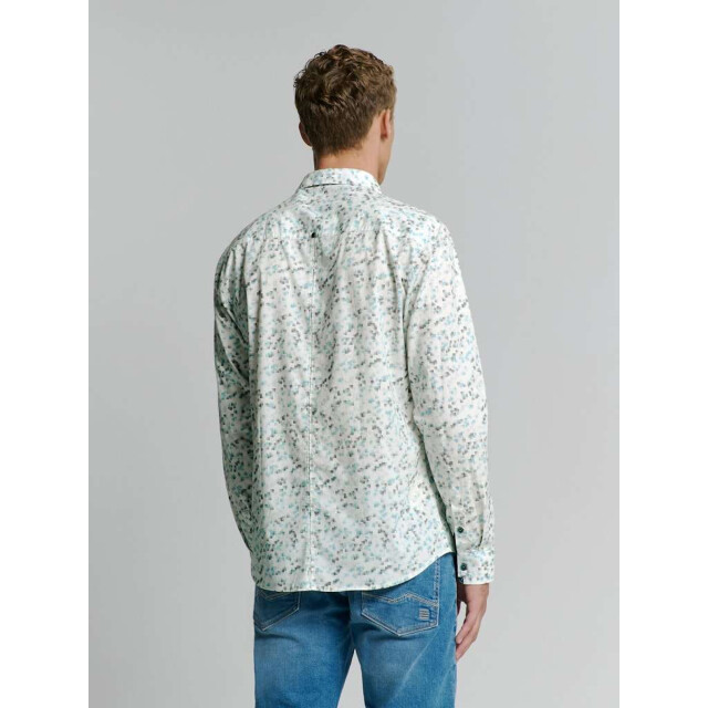 No Excess Shirt stretch allover printed ice 27430111-151 large