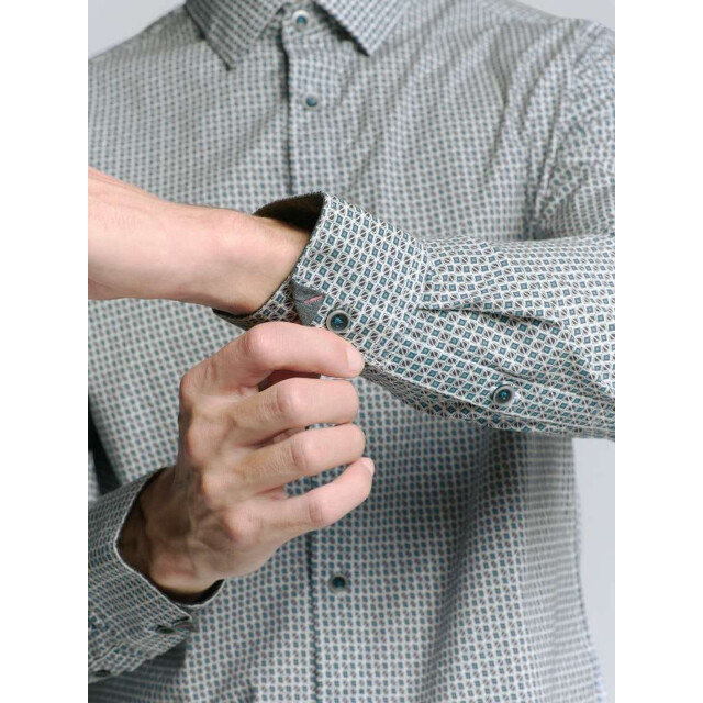 No Excess Shirt stretch allover printed cloud 27450234-130 large