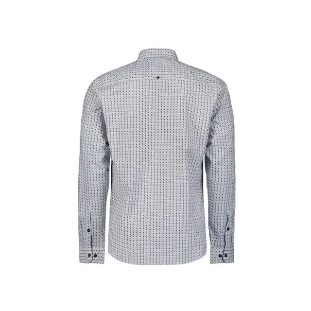 No Excess Shirt stretch allover printed seablue 27450237-039 large