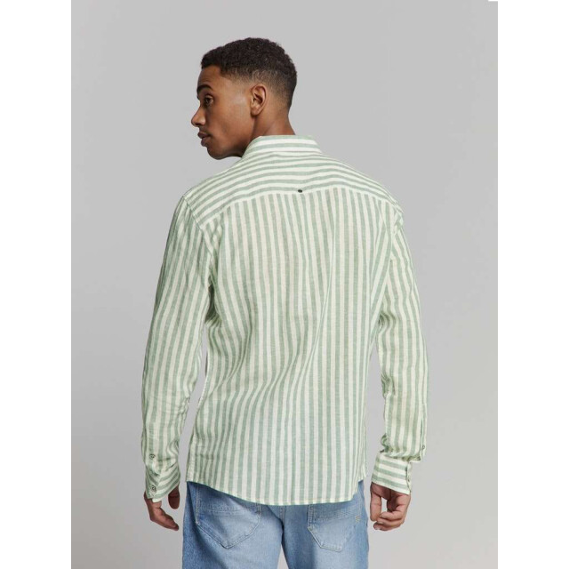 No Excess Shirt verical big stripes with line green 27470224SN-050 large