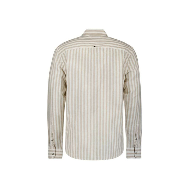 No Excess Shirt verical big stripes with line light desert 27470224SN-310 large