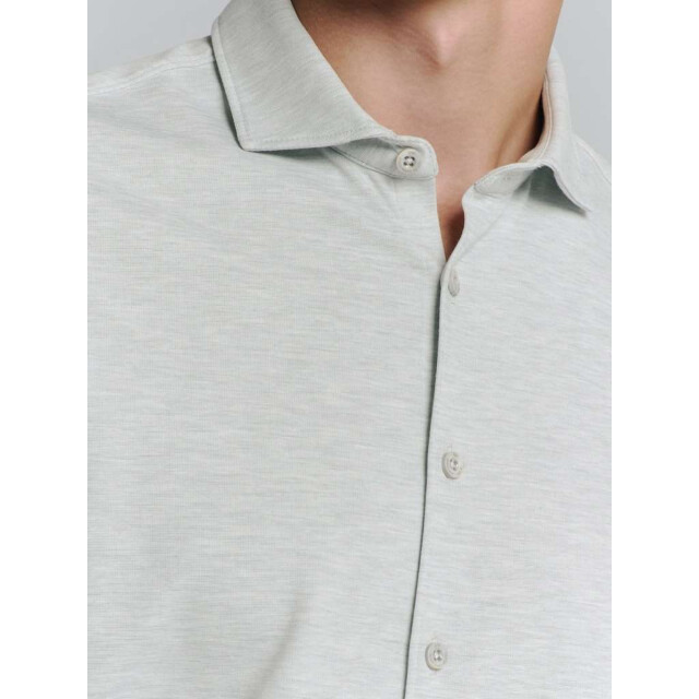 No Excess Shirt jersey melange stretch chalk 27410180-017 large