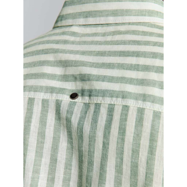 No Excess Shirt verical big stripes with line green 27470224SN-050 large