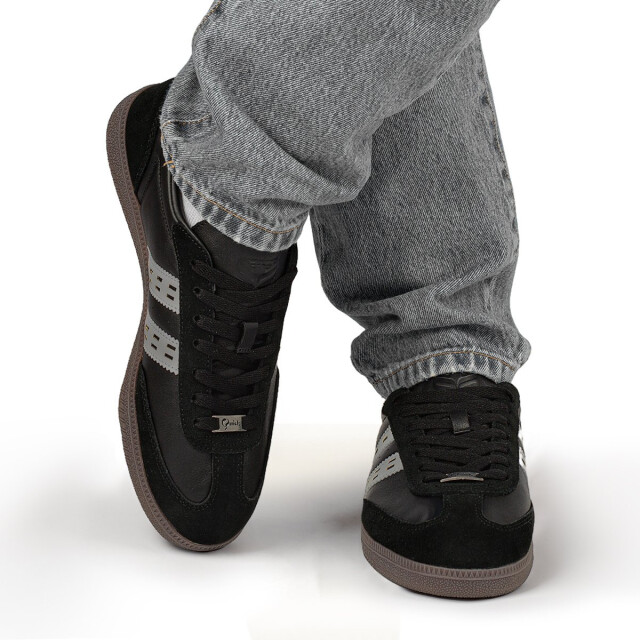 Q1905 Sneaker titanium zwart/lichtgrijs QM1243549-199-2 large