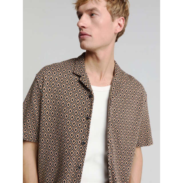 No Excess Heren overhemd 28490485 048 caramel No Excess 28490485 048Sand large