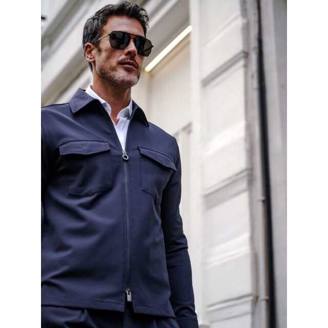 Blue Industry Travel stretch overshirt | PisaS25-M100 large