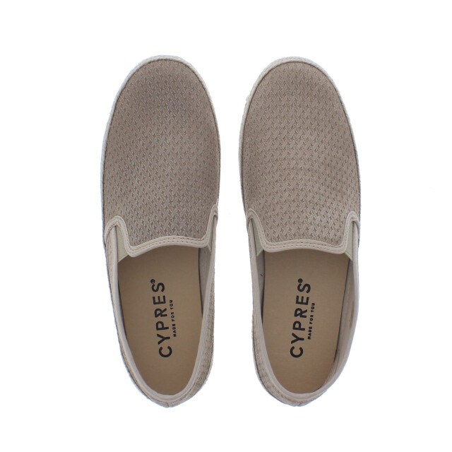 Cypres Kamiel3 espadrille print | heren | maat: | suede 109979 large