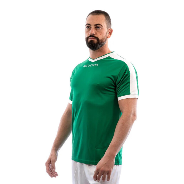Givova Heren revolution interlock t-shirt UTMR536_whitegreen large