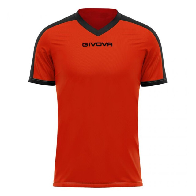 Givova Heren revolution interlock t-shirt UTMR536_blackorange large