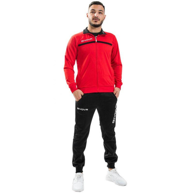 Givova Heren tuta one trainingspak set UTMR78186_redblack large