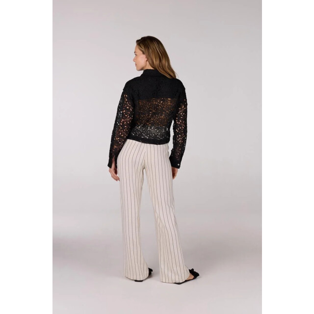 Jansen Amsterdam Fae jasje cl crochet long sleeve black FAE CL large