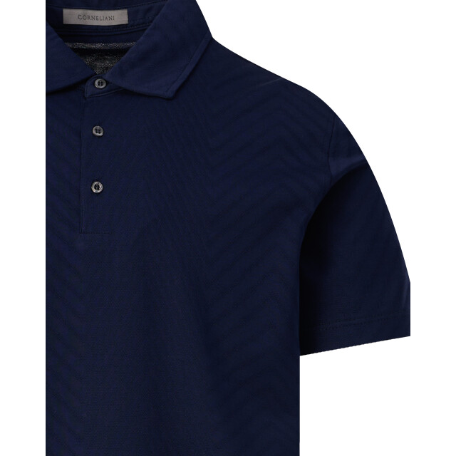 Corneliani Polo met korte mouwen 099258-001-48 large