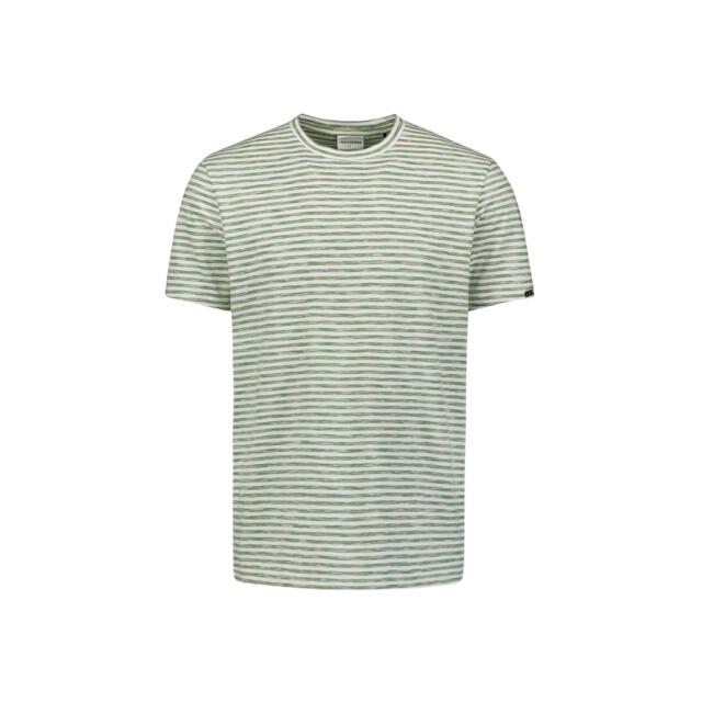 No Excess T shirt crewneck multi cloured melange stripes dessin 5339.29.0008 large