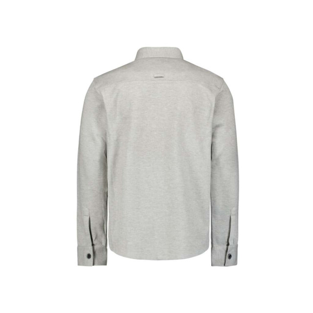 No Excess Overshirt button closure sweat grey melange 27580103-102 large