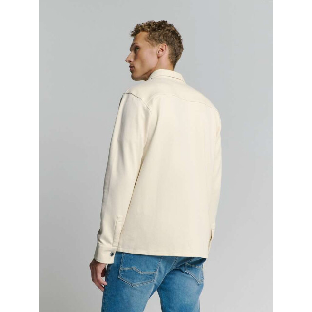 No Excess Overshirt button closure sweat chalk 27580103-017 large