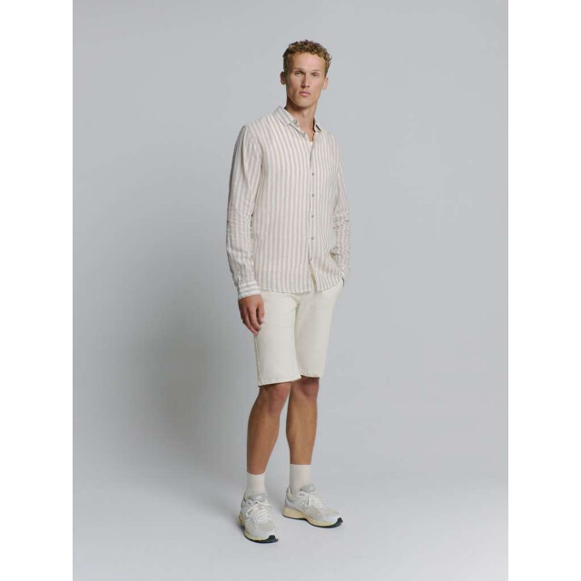 No Excess Short chino garment dyed twill stre chalk 278190306SN-017 large