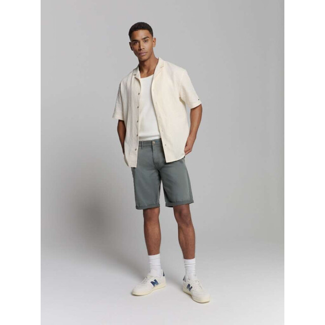 No Excess Short chino garment dyed twill stre dark steel 278190306SN-124 large