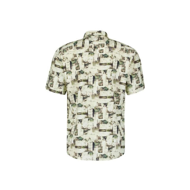 No Excess Shirt short sleeve allover printed green 27490310-050 large