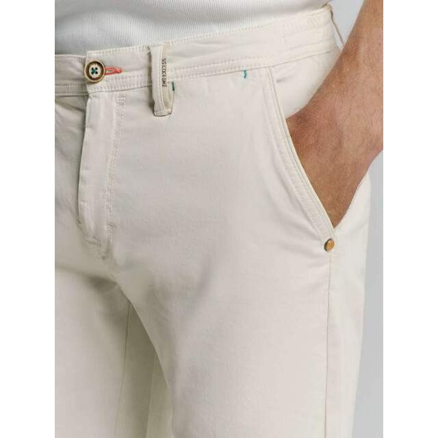 No Excess Short chino garment dyed twill stre chalk 278190306SN-017 large