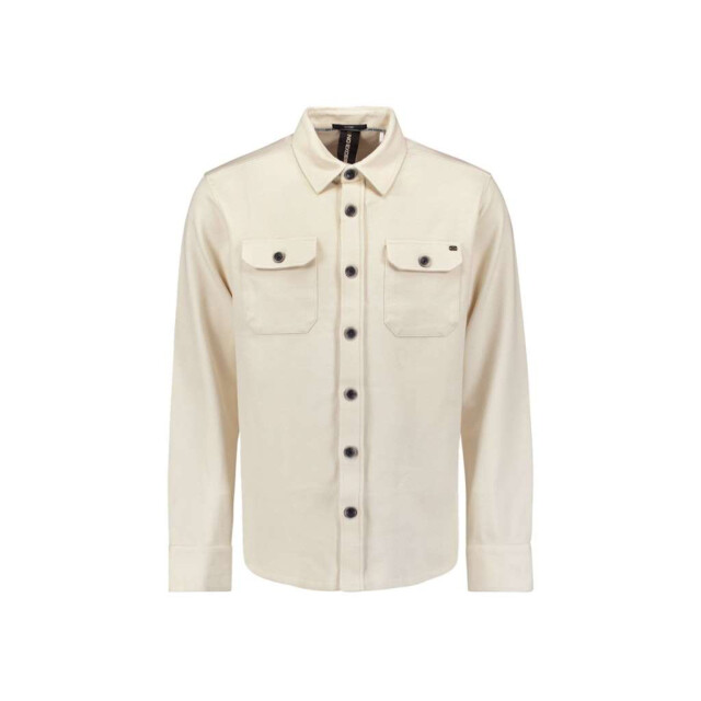 No Excess Overshirt button closure sweat chalk 27580103-017 large