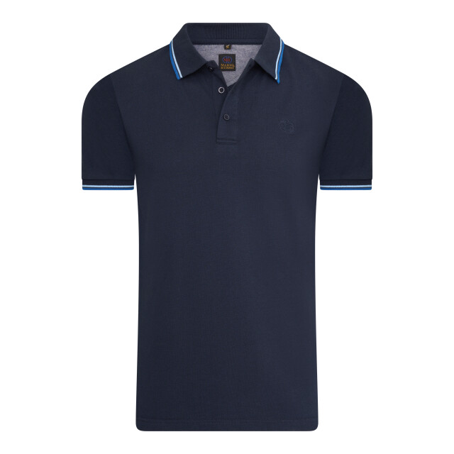 Mario Russo Tipped polo edward MR-EDWARD-NVY-3XL large